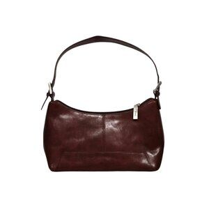 Hobo International Brown Leather Baguette Shoulder Bag purse Adjustable Strap